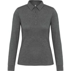 KARIBAN K265 - Polo Jersey Manches Longues Femme -Nicholson Boutique aHR0cDovL21lZGlhMi5kZXNpZ25wYXJ0bmVyLmZyL2MvcC8xNDUwNC8xNDUwNC0xNDM4NC0xLmpwZw