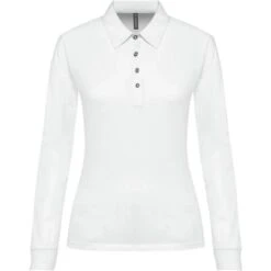 KARIBAN K265 - Polo Jersey Manches Longues Femme -Nicholson Boutique aHR0cDovL21lZGlhMi5kZXNpZ25wYXJ0bmVyLmZyL2MvcC8xNDUwNC8xNDUwNC0xODU2LTEuanBn