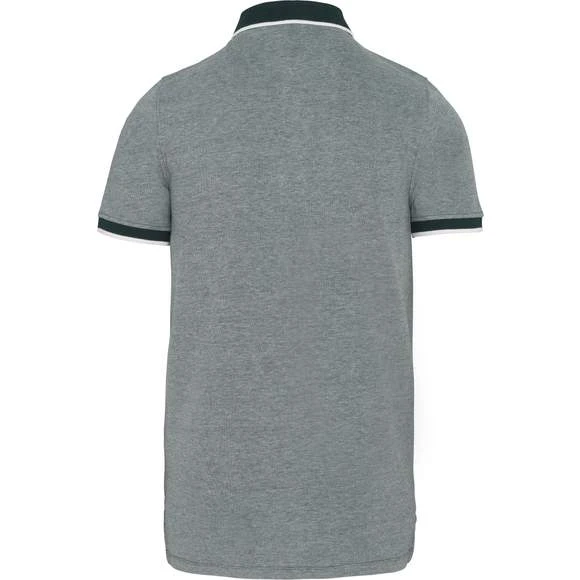 KARIBAN K266 - Polo Bicolore Homme 6 KARIBAN K266 - Polo Bicolore Homme – Image 6
