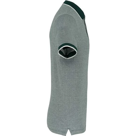KARIBAN K266 - Polo Bicolore Homme 7 KARIBAN K266 - Polo Bicolore Homme – Image 7