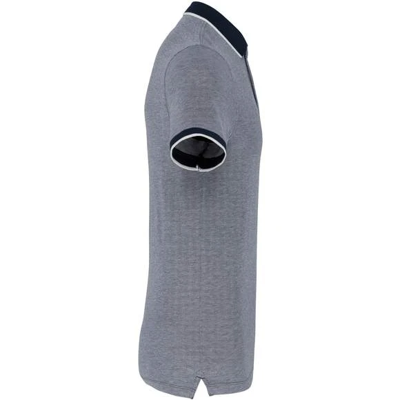 KARIBAN K266 - Polo Bicolore Homme 4 KARIBAN K266 - Polo Bicolore Homme – Image 4