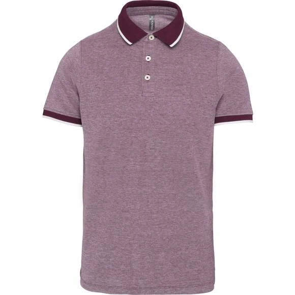 KARIBAN K266 - Polo Bicolore Homme 8 KARIBAN K266 - Polo Bicolore Homme – Image 8