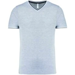 KARIBAN K374 - T-shirt Maille Piquée Col V Homme -Nicholson Boutique aHR0cDovL21lZGlhMi5kZXNpZ25wYXJ0bmVyLmZyL2MvcC8xNDUzMy8xNDUzMy0xNDM3Ni0xLmpwZw
