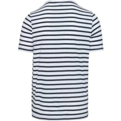 KARIBAN K378 - T-shirt Rayé Marin Avec Poche Manches Courtes -Nicholson Boutique aHR0cDovL21lZGlhMi5kZXNpZ25wYXJ0bmVyLmZyL2MvcC8xNDUzNy8xNDUzNy0xMTY4NC0yLmpwZw