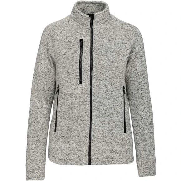 KARIBAN K9107 - Veste Zippée Chinée Femme 4 KARIBAN K9107 - Veste Zippée Chinée Femme – Image 4