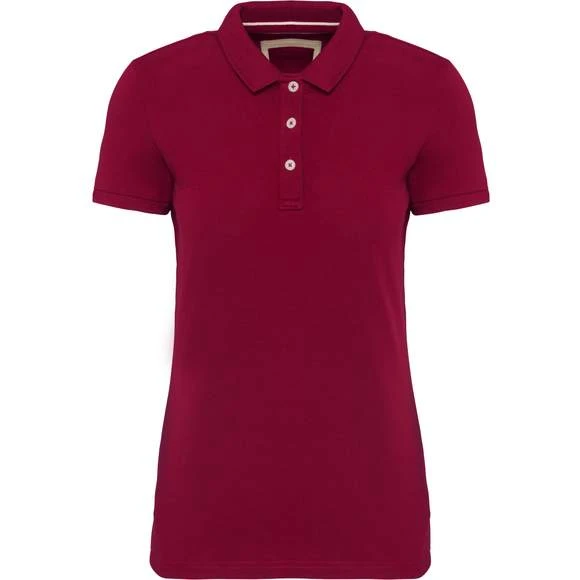 KARIBAN KV2207 - Polo Vintage Manches Courtes Femme 14 KARIBAN KV2207 - Polo Vintage Manches Courtes Femme – Image 14