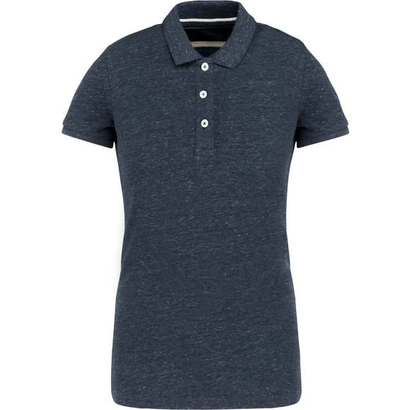 KARIBAN KV2207 - Polo Vintage Manches Courtes Femme 5 KARIBAN KV2207 - Polo Vintage Manches Courtes Femme – Image 5