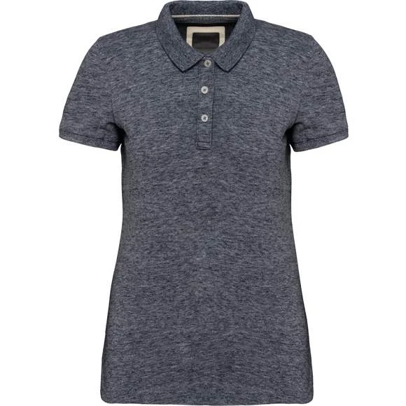 KARIBAN KV2207 - Polo Vintage Manches Courtes Femme 6 KARIBAN KV2207 - Polo Vintage Manches Courtes Femme – Image 6