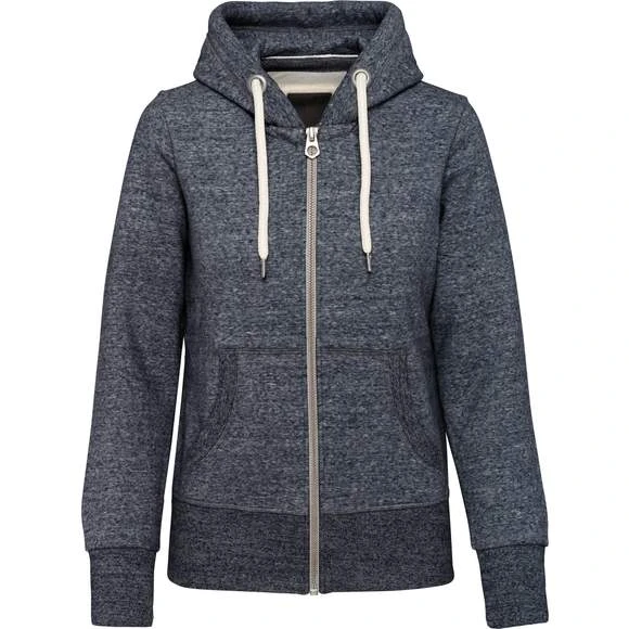 KARIBAN KV2306 - Sweat-shirt Vintage Zippé à Capuche Homme 19 KARIBAN KV2306 - Sweat-shirt Vintage Zippé à Capuche Homme – Image 19