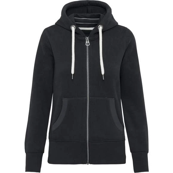 KARIBAN KV2307 - Sweat-shirt Vintage Zippé à Capuche Femme 14 KARIBAN KV2307 - Sweat-shirt Vintage Zippé à Capuche Femme – Image 14