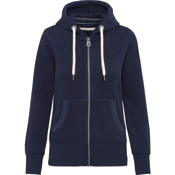 KARIBAN KV2307 - Sweat-shirt Vintage Zippé à Capuche Femme 19 KARIBAN KV2307 - Sweat-shirt Vintage Zippé à Capuche Femme – Image 19