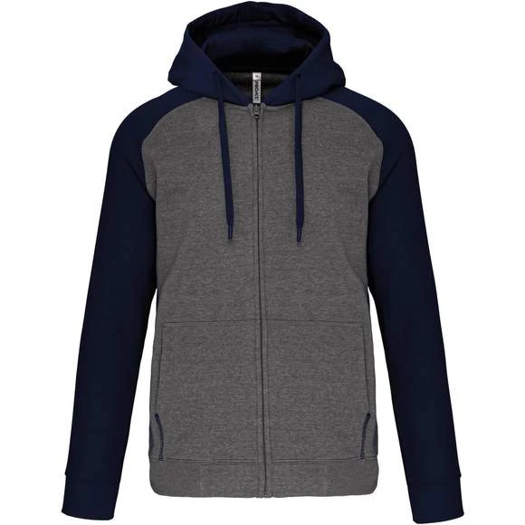 PROACT PA380 - Veste Molleton Zippée Capuche Bicolore Unisexe 14 PROACT PA380 - Veste Molleton Zippée Capuche Bicolore Unisexe – Image 14