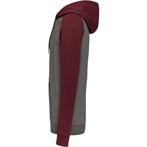 PROACT PA380 - Veste Molleton Zippée Capuche Bicolore Unisexe 10 PROACT PA380 - Veste Molleton Zippée Capuche Bicolore Unisexe – Image 10