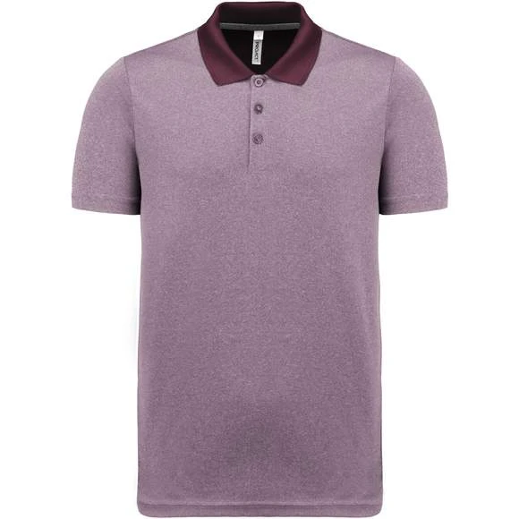 PROACT PA496 - Polo Chiné Manches Courtes Adulte 3 PROACT PA496 - Polo Chiné Manches Courtes Adulte – Image 3