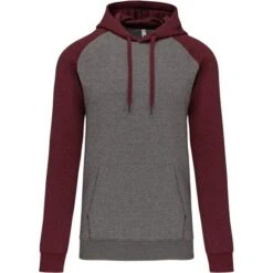PROACT PA369 - Sweat-shirt Capuche Bicolore Adulte -Nicholson Boutique aHR0cDovL21lZGlhMi5kZXNpZ25wYXJ0bmVyLmZyL2MvcC8xNTAzNC8xNTAzNC0xNzg2My0xLmpwZw