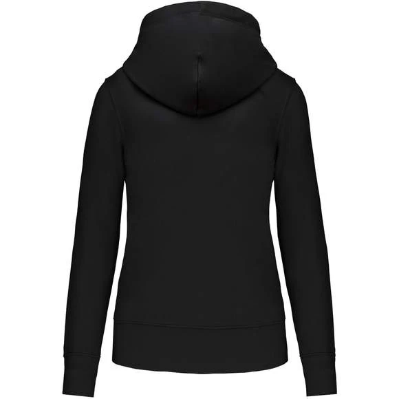 KARIBAN K4031 - Sweat-shirt à Capuche écoresponsable à Fermeture Zippée Femme 3 KARIBAN K4031 - Sweat-shirt à Capuche écoresponsable à Fermeture Zippée Femme – Image 3
