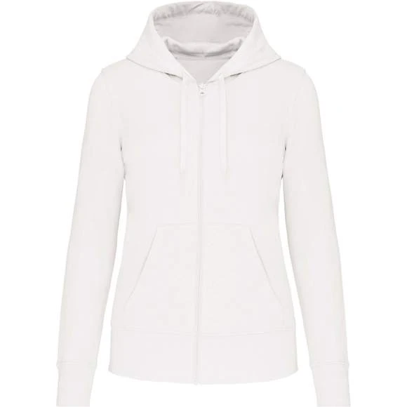KARIBAN K4031 - Sweat-shirt à Capuche écoresponsable à Fermeture Zippée Femme 5 KARIBAN K4031 - Sweat-shirt à Capuche écoresponsable à Fermeture Zippée Femme – Image 5