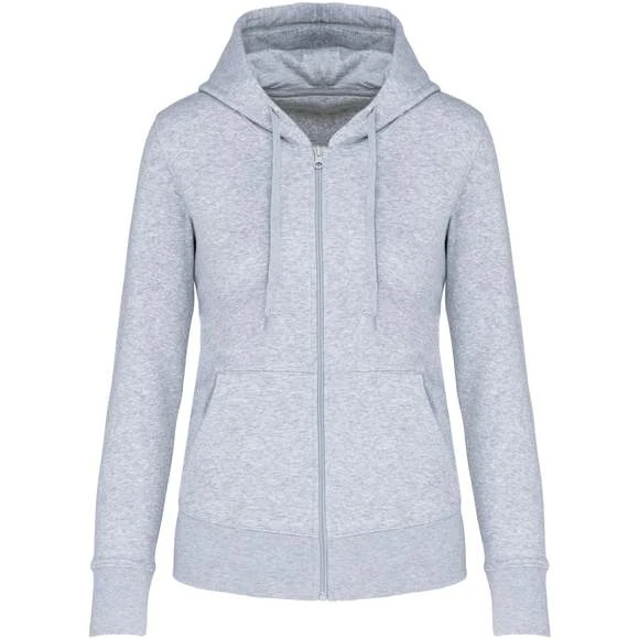 KARIBAN K4031 - Sweat-shirt à Capuche écoresponsable à Fermeture Zippée Femme 8 KARIBAN K4031 - Sweat-shirt à Capuche écoresponsable à Fermeture Zippée Femme – Image 8