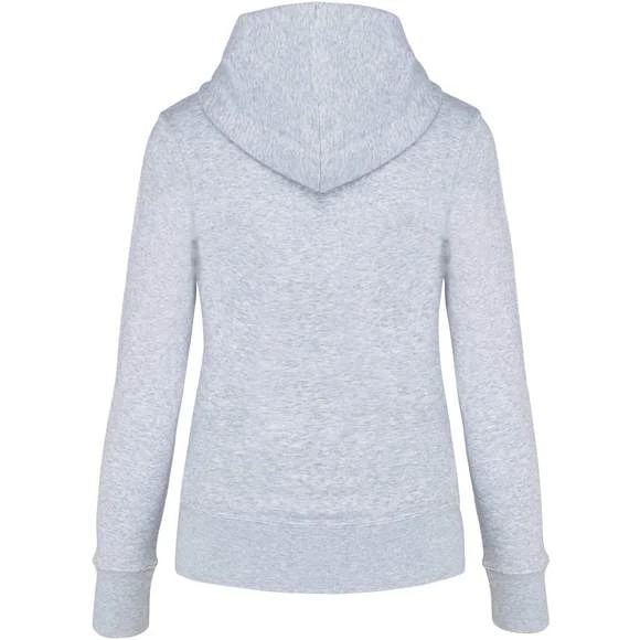 KARIBAN K4031 - Sweat-shirt à Capuche écoresponsable à Fermeture Zippée Femme 9 KARIBAN K4031 - Sweat-shirt à Capuche écoresponsable à Fermeture Zippée Femme – Image 9