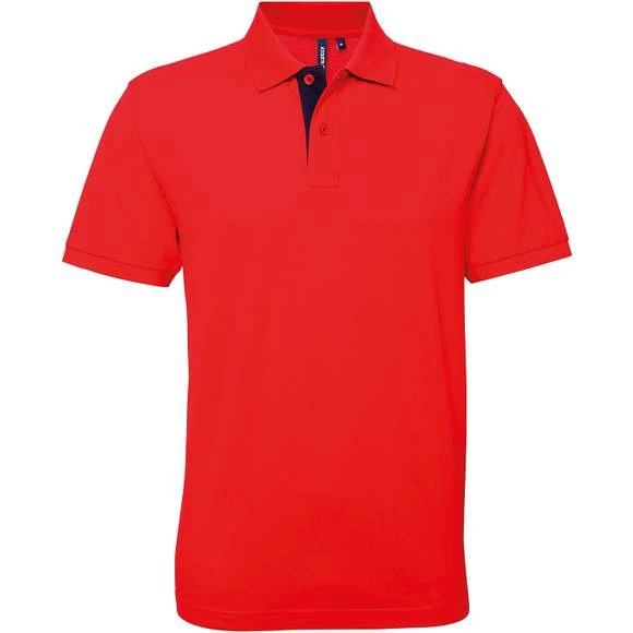 AQ012 - Polo Contrasté Coupe Classique Homme 12 AQ012 - Polo Contrasté Coupe Classique Homme – Image 12