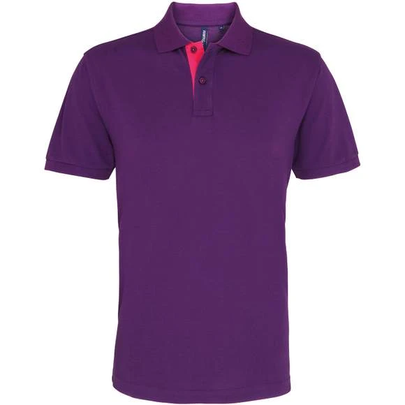AQ012 - Polo Contrasté Coupe Classique Homme 14 AQ012 - Polo Contrasté Coupe Classique Homme – Image 14