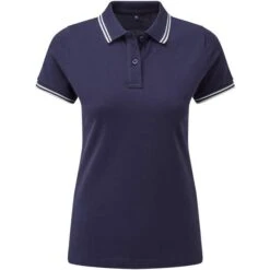 AQ021 - Polo Passepoilé Coupe Classique Femme - Col Contrasté -Nicholson Boutique aHR0cDovL21lZGlhMi5kZXNpZ25wYXJ0bmVyLmZyL2MvcC8xNjg1MS8xNjg1MS0xODk1NS0xLmpwZw