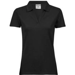 1409 - Women's Luxury Stretch V-neck Polo 18 1409 - Women's Luxury Stretch V-neck Polo -Nicholson Boutique aHR0cDovL21lZGlhMi5kZXNpZ25wYXJ0bmVyLmZyL2MvcC8xNjk0NS8xNjk0NS05NjQxLTEuanBn