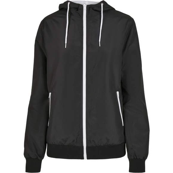 Build Your Brand BY147 - Ladies Recycled Windrunner 2 Build Your Brand BY147 - Ladies Recycled Windrunner – Image 2