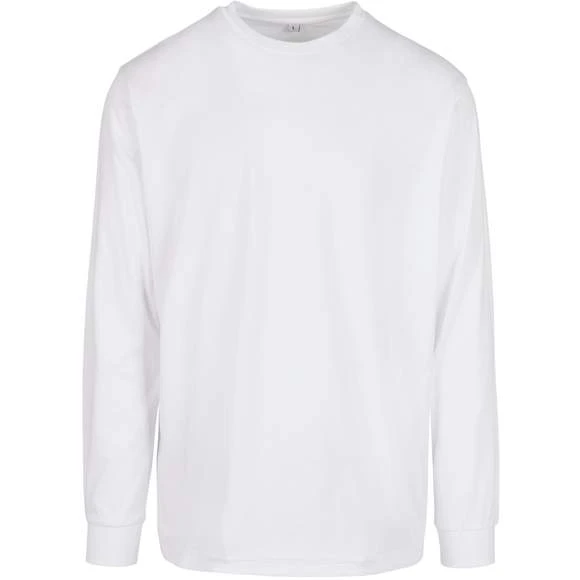 Build Your Brand BY150 - Organic Long Sleeve With Cuffrib 2 Build Your Brand BY150 - Organic Long Sleeve With Cuffrib – Image 2