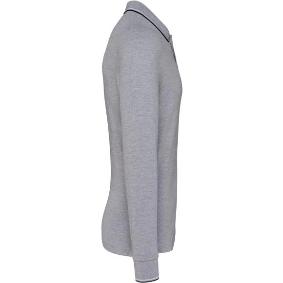 KARIBAN K280 - Polo Maille Piquée Manches Longues Homme 7 KARIBAN K280 - Polo Maille Piquée Manches Longues Homme – Image 7