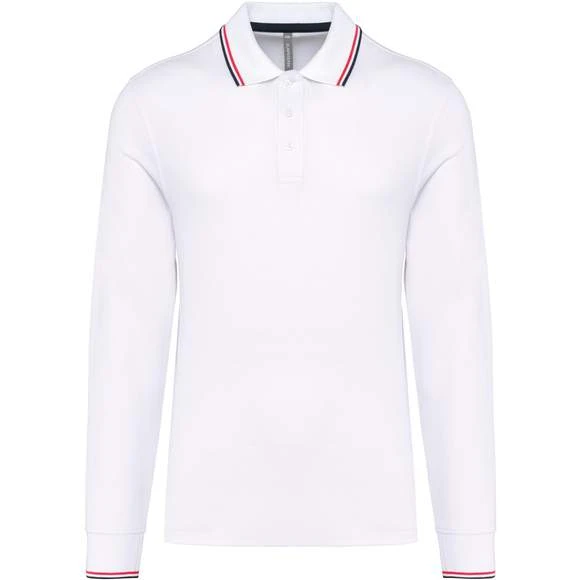 KARIBAN K280 - Polo Maille Piquée Manches Longues Homme 2 KARIBAN K280 - Polo Maille Piquée Manches Longues Homme – Image 2