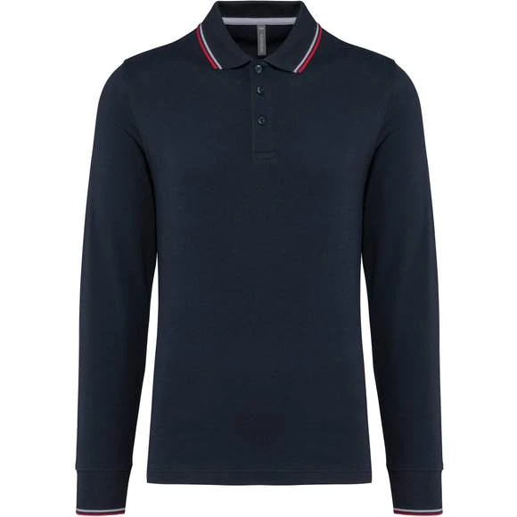 KARIBAN K280 - Polo Maille Piquée Manches Longues Homme 11 KARIBAN K280 - Polo Maille Piquée Manches Longues Homme – Image 11