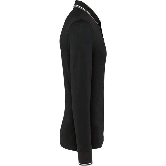 KARIBAN K280 - Polo Maille Piquée Manches Longues Homme 10 KARIBAN K280 - Polo Maille Piquée Manches Longues Homme – Image 10