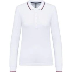KARIBAN K281 - Polo Maille Piquée Manches Longues Femme -Nicholson Boutique aHR0cDovL21lZGlhMi5kZXNpZ25wYXJ0bmVyLmZyL2MvcC8xNzQwMi8xNzQwMi0xNTI5LTEuanBn
