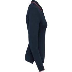 KARIBAN K281 - Polo Maille Piquée Manches Longues Femme -Nicholson Boutique aHR0cDovL21lZGlhMi5kZXNpZ25wYXJ0bmVyLmZyL2MvcC8xNzQwMi8xNzQwMi0xNjU3Ny0zLmpwZw