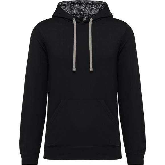 KARIBAN K4013 - Sweat-shirt à Capuche Contrastée à Motifs Unisexe 8 KARIBAN K4013 - Sweat-shirt à Capuche Contrastée à Motifs Unisexe – Image 8