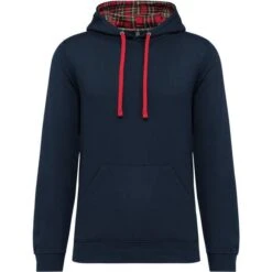 KARIBAN K4013 - Sweat-shirt à Capuche Contrastée à Motifs Unisexe 14 KARIBAN K4013 - Sweat-shirt à Capuche Contrastée à Motifs Unisexe -Nicholson Boutique aHR0cDovL21lZGlhMi5kZXNpZ25wYXJ0bmVyLmZyL2MvcC8xNzQyMy8xNzQyMy0xOTcyMi0xLmpwZw