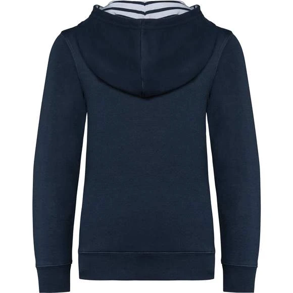 KARIBAN K4014 - Sweat-shirt à Capuche Contrastée à Motifs Enfant Unisexe 6 KARIBAN K4014 - Sweat-shirt à Capuche Contrastée à Motifs Enfant Unisexe – Image 6