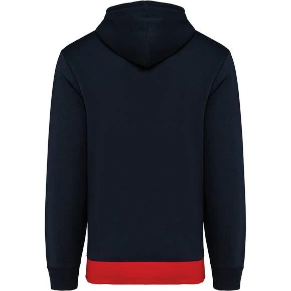 KARIBAN K4016 - Sweat-shirt Tricolore à Capuche Unisexe 3 KARIBAN K4016 - Sweat-shirt Tricolore à Capuche Unisexe – Image 3