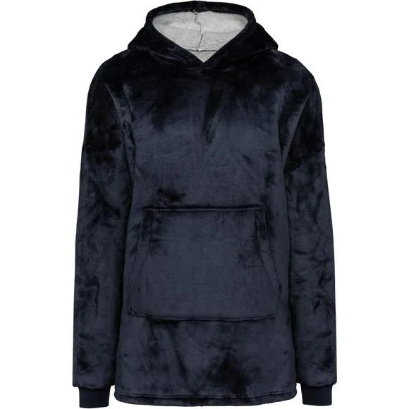 KARIBAN K410 - Plaid Poncho Unisexe 2 KARIBAN K410 - Plaid Poncho Unisexe – Image 2