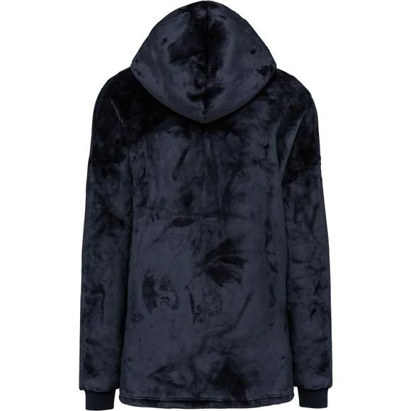 KARIBAN K410 - Plaid Poncho Unisexe 3 KARIBAN K410 - Plaid Poncho Unisexe – Image 3