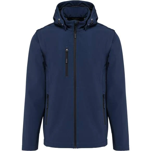 KARIBAN K422 - Veste Softshell 3 Couches à Capuche Avec Manches Amovibles Unisexe 12 KARIBAN K422 - Veste Softshell 3 Couches à Capuche Avec Manches Amovibles Unisexe – Image 12