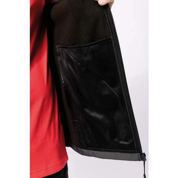 KARIBAN K422 - Veste Softshell 3 Couches à Capuche Avec Manches Amovibles Unisexe 9 KARIBAN K422 - Veste Softshell 3 Couches à Capuche Avec Manches Amovibles Unisexe – Image 9