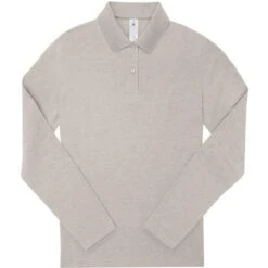 PW464 - B&C My Polo 210 LSL /Women -Nicholson Boutique aHR0cDovL21lZGlhMi5kZXNpZ25wYXJ0bmVyLmZyL2MvcC8xNzU4NS8xNzU4NS0yMDEwOC0xLmpwZw