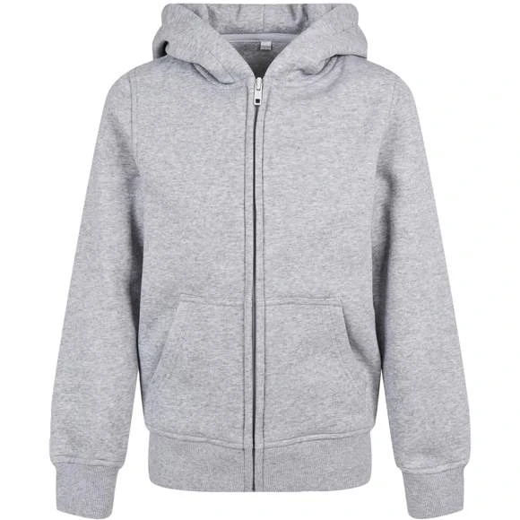 Build Your Brand BY188 - Kids Organic Basic Zip Hoody 6 Build Your Brand BY188 - Kids Organic Basic Zip Hoody – Image 6