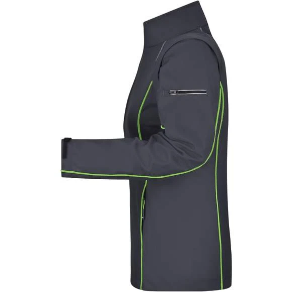 James & Nicholson JN1121 - Ladies´ Zip-Off Softshell Jacket 5 James & Nicholson JN1121 - Ladies´ Zip-Off Softshell Jacket – Image 5