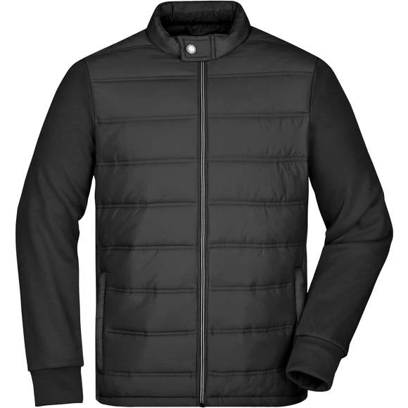 James & Nicholson JN1124 - Men´s Hybrid Sweat Jacket 6 James & Nicholson JN1124 - Men´s Hybrid Sweat Jacket – Image 6