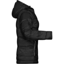 James & Nicholson JN1151 - Ladies´ Hooded Down Jacket -Nicholson Boutique aHR0cDovL21lZGlhMi5kZXNpZ25wYXJ0bmVyLmZyL2MvcC8xNzY3My8xNzY3My0xMDc3NC0zLmpwZw