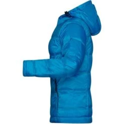 James & Nicholson JN1151 - Ladies´ Hooded Down Jacket -Nicholson Boutique aHR0cDovL21lZGlhMi5kZXNpZ25wYXJ0bmVyLmZyL2MvcC8xNzY3My8xNzY3My0yMDE5NC00LmpwZw