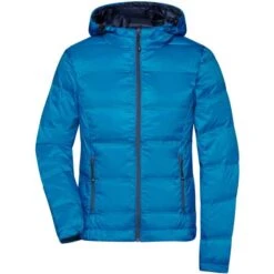 James & Nicholson JN1151 - Ladies´ Hooded Down Jacket -Nicholson Boutique aHR0cDovL21lZGlhMi5kZXNpZ25wYXJ0bmVyLmZyL2MvcC8xNzY3My8xNzY3My0yMDE5NC0xLmpwZw
